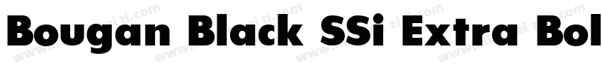 Bougan Black SSi Extra Bold字体转换